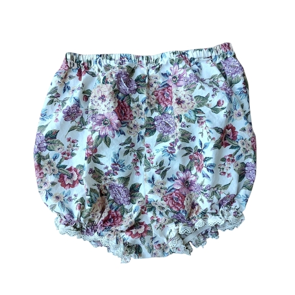 Vintage Gunne Sax Victorian Style Floral Dress with Lace Trim - Picture 6 of 6